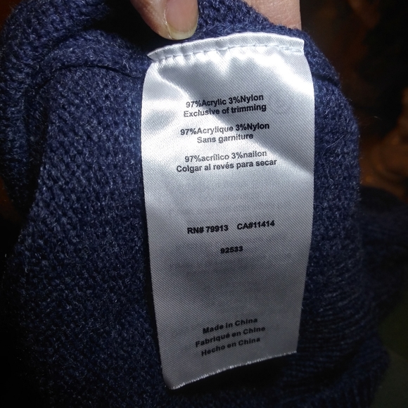 Motherhood Maternity Novelty Blue Momma Fox & Baby Maternity Sweater - Picture 8 of 10